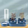 3 in 1 Dogs Feeder Cat Food Water Bowl No-Spill Feeder Bowl Water Bottle