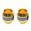 2Pcs Aluminum Alloy Motorcycle Crash Protector Scooter Wheel Front Fork Frame Falling Protection Pads Sliders Moto Exterior