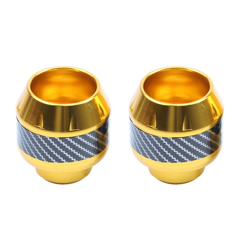 2Pcs Aluminum Alloy Motorcycle Crash Protector Scooter Wheel Front Fork Frame Falling Protection Pads Sliders Moto Exterior