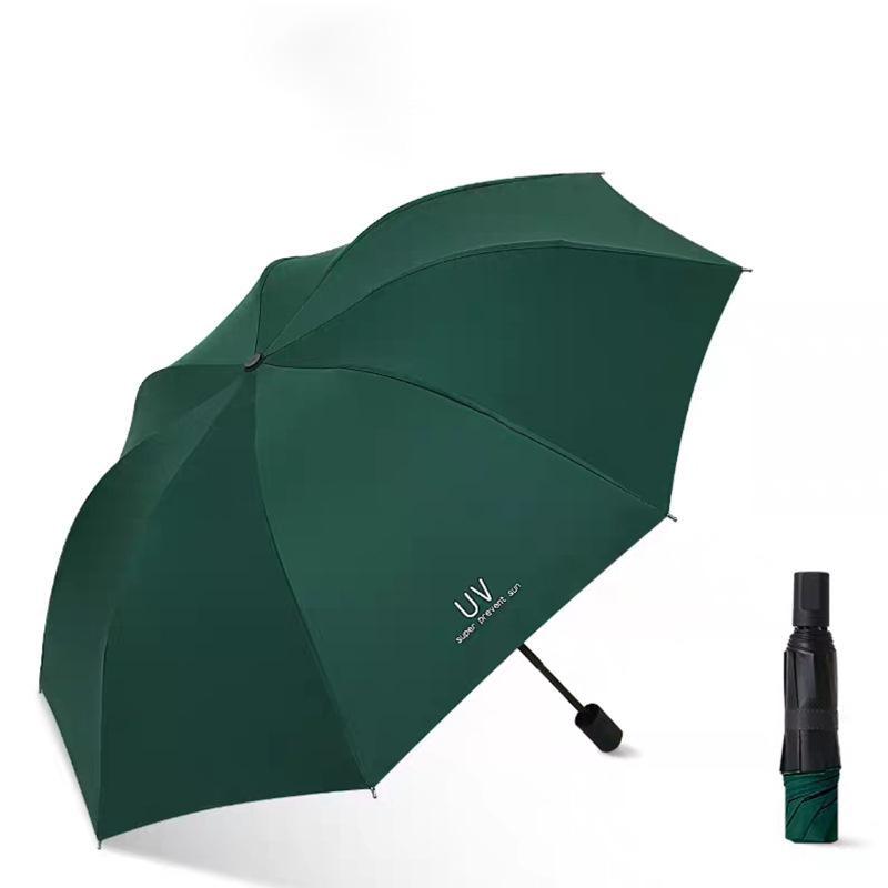 

Складной автоматический зонт с защитой от ультрафиолета, портативный зонт от дождя и солнца, модный ветрозащитный легкий женский мужской детский зонт