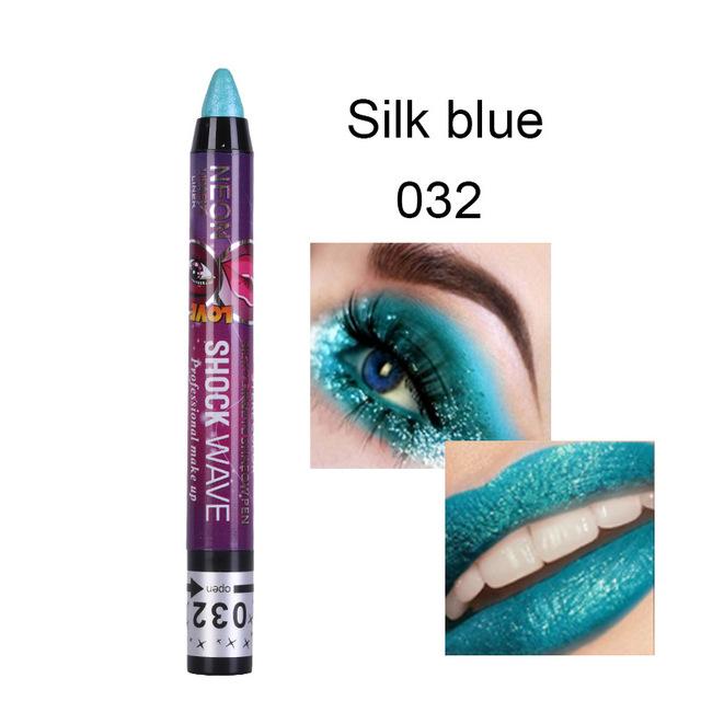 36 Colors Long -Lasting Eyeshadow Pencil Waterproof Pigment Blue Brown Black Eyeliner Pen Women Fashion Color Eye Makeup Cosmetic
