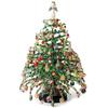 DIY Beaded Mini Christmas Tree Craft Kit, Color Pearl Desktop X‑mas Tree Ornament, Table & Bookshelf Decoration for Indoor Home Festival Decor