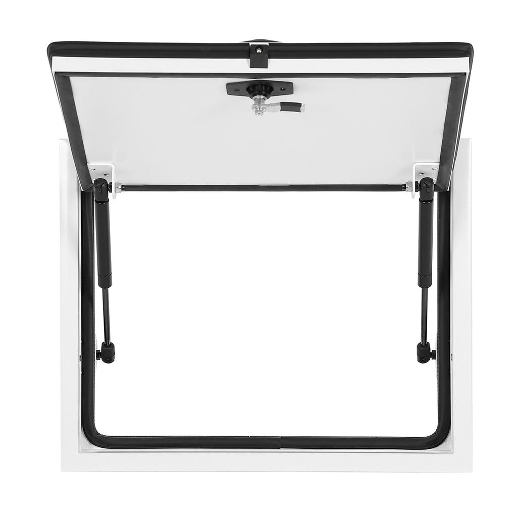 RV Baggage Door 18 X 18in Square UV Protection Heavy Duty Access Storage Door with Dual Rod and Lock for Camper Trailer