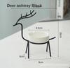Nordic Creative Ceramic Ashtray Fashion Personality Living Room Office Decor Large Deer Small Deer Rabbit Flamingo Reindeer