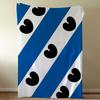 Nation Netherlands Friesland Province Blanket Throw Super Cosy Plush Living Room Sofa Couch Childish Birthday Gifts