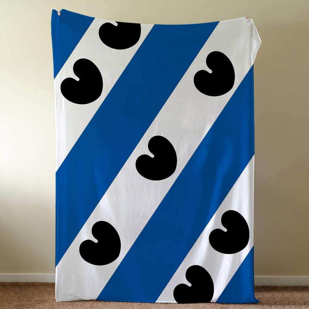 Nation Netherlands Friesland Province Blanket Throw Super Cosy Plush Living Room Sofa Couch Childish Birthday Gifts