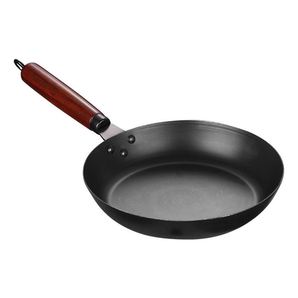 Cast Iron Skillet Even Heating Versatile Comfortable Handle Cast Iron Frying Pan for Daily Home
