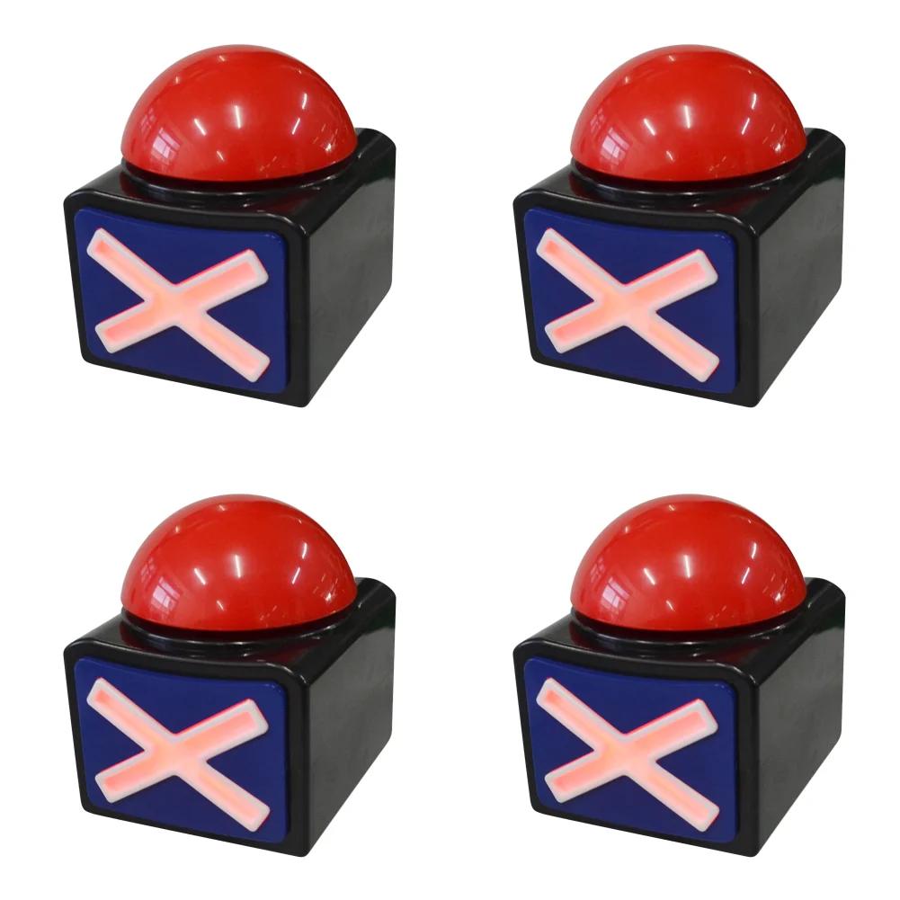 Game Answer Buzzer Alarm Button With Sound Light Alarm Sound Play Button Red Trivia Quiz Got Talent Buzzer Educational Answer