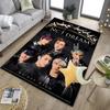 Kpop music Office Rug Chair Mat, Game Carpet, Suitable for Front Door, Bedroom, Living Room, Desk, Holiday Gift