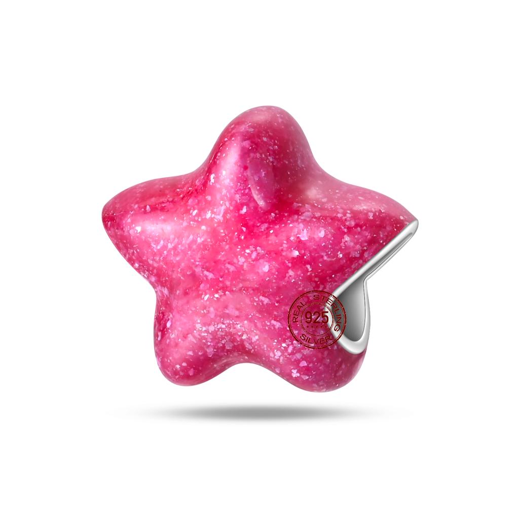 925 Silver Romantic Princess Pink Dress Lipstick Dancing Shoes Charm Beads For 3MM 925 Original Bracelet Jewelry