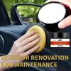 Auto-Innenraum-Reparaturwachs, multifunktionales Kunststoffpflege-Wachs, Armaturenbrett, Sitze, Mittelkonsolen-Pflegemittel, geeignet für Autositzbezüge