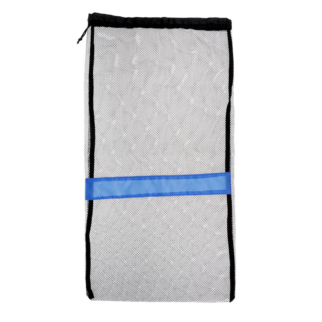 Deluxe Storage Mesh Bag with Sliding Drawstring Cord Lock Closure - Choice of Sizes