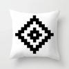 High-grade Black and White Geometric Irregular Pattern Pillowcase Office Living Room Home Pillowcase Car Ornaments