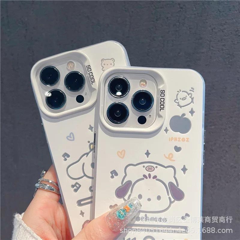 Guitar Dog Apply Apple 15 Color Silver iPhone14Pro Creative 11Promax Scrub 16 Protective Case 17