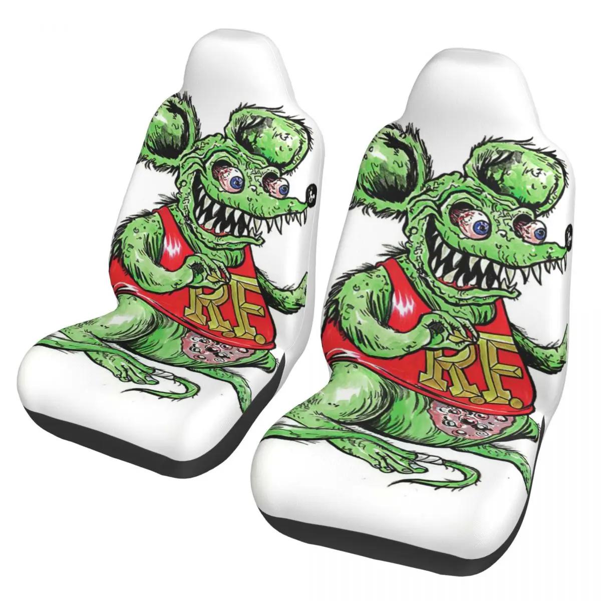 

Чохол на автокрісло Rat Fink З індивідуальним друком Універсальний Захисний аксесуар для переднього сидіння Набір подушок