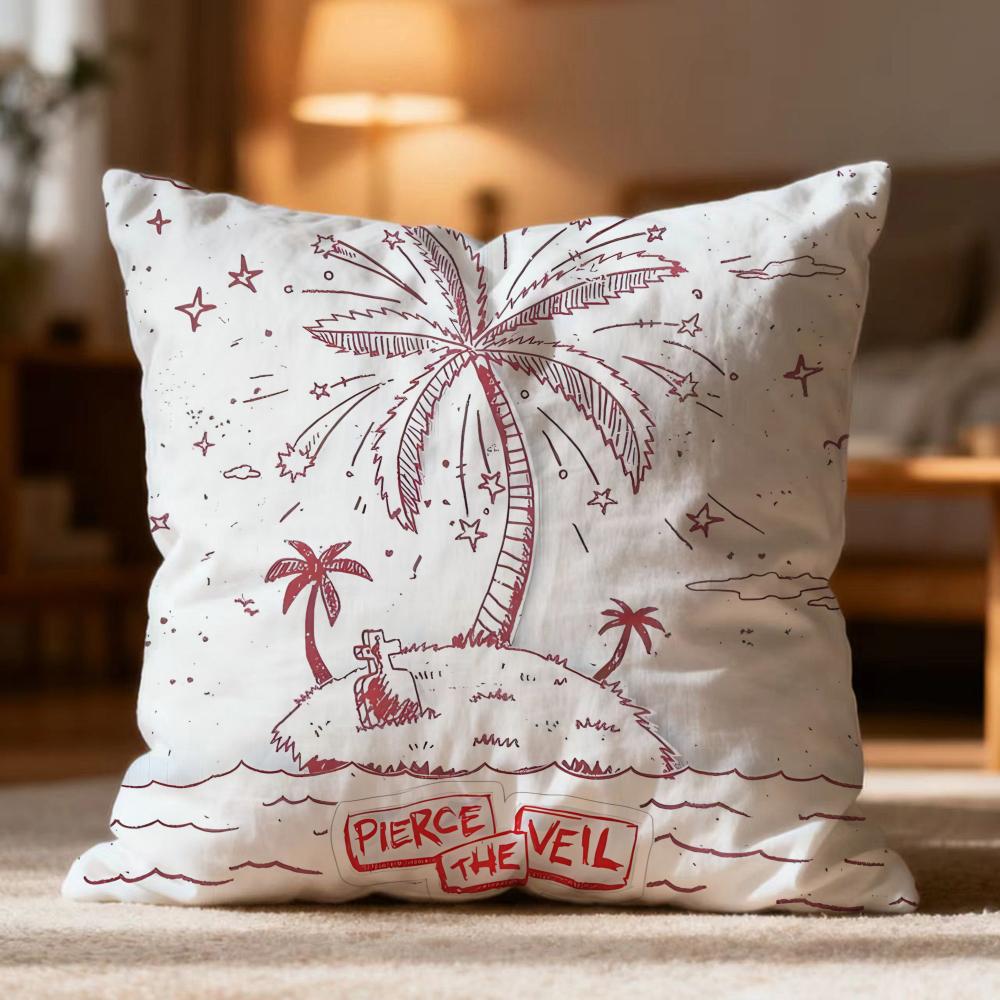 Popular PPierce The Veiler Cushion Cover Soft Washable Pillow Case Multi-Scene for Couch Bed Travel Office Use