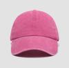 Water Washed Old Duckbill Cap, Spring and Summer Soft Top, Retro Curved Brim, Versatile Casual Outdoor Baseball Cap