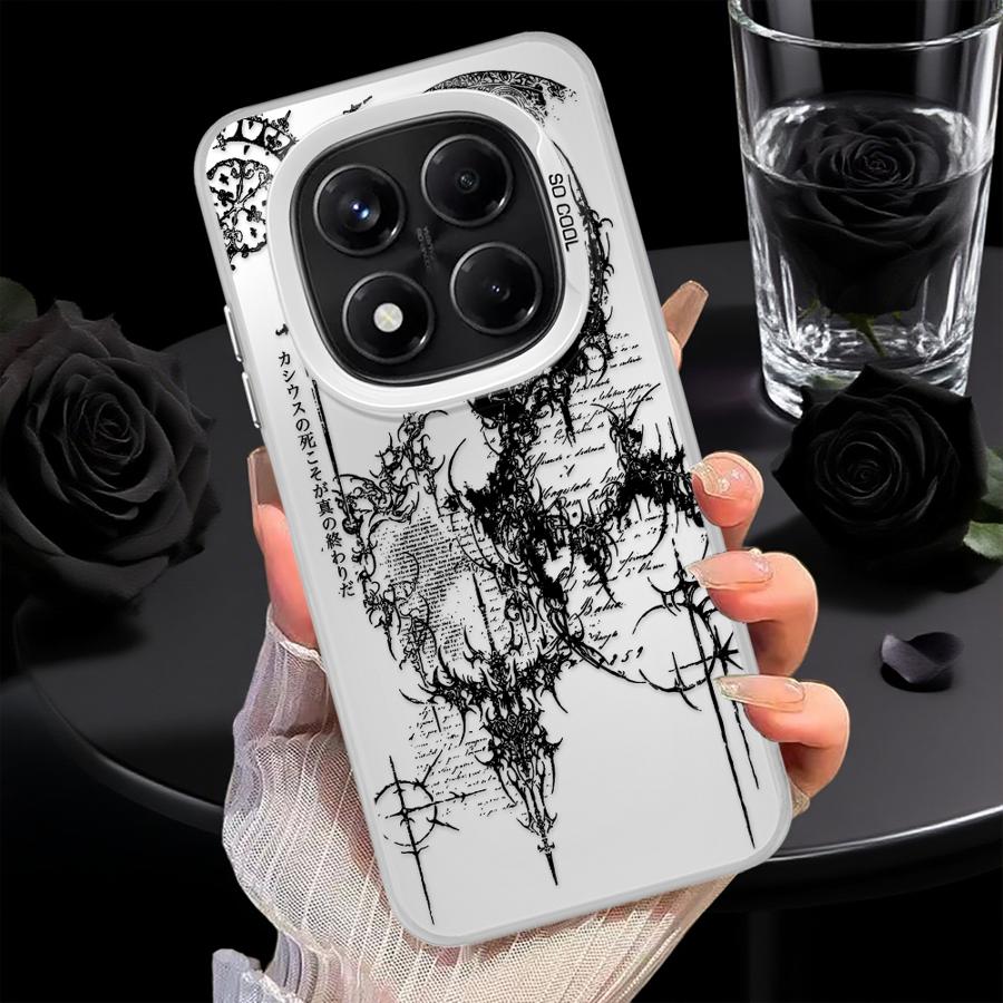 Gothic Style Angel Cross Phone Cover Case for Xiaomi Redmi Note 14 A1 11 Pro 13C 10 A2 Note 13 12 Pro Plus 12 12C 14C