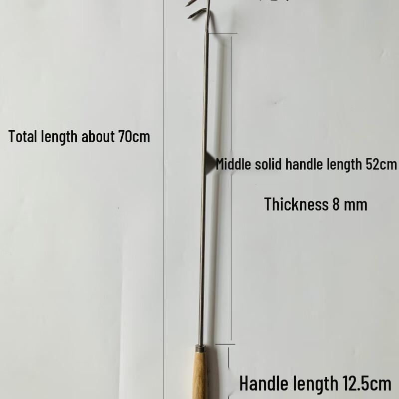 

Jingyuheng Stainless Steel BBQ Meat Hooks with Wooden Handle