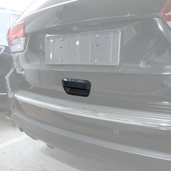 For 2014- Jeep Grand Cherokee Carbon Fiber Rear Trunk Door Handle Bowl Cover