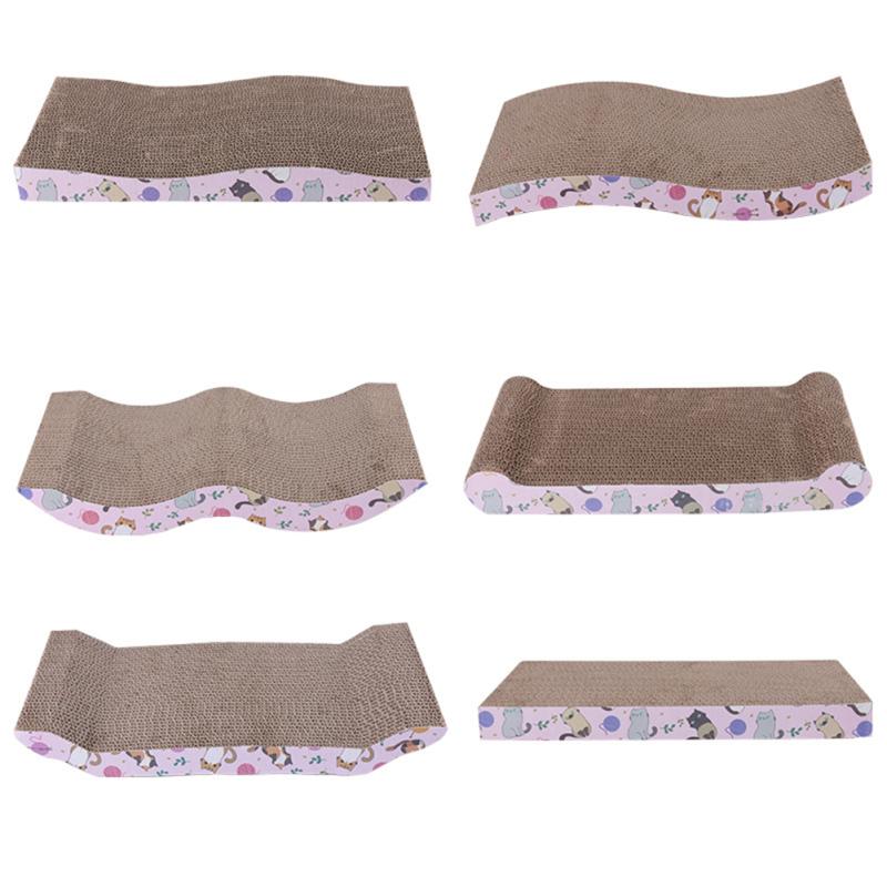 Cat Scratching Board Corrugated Paper Claw Grinder Wear-resistant Anti-scratch Cat Scratcher Pet Toy