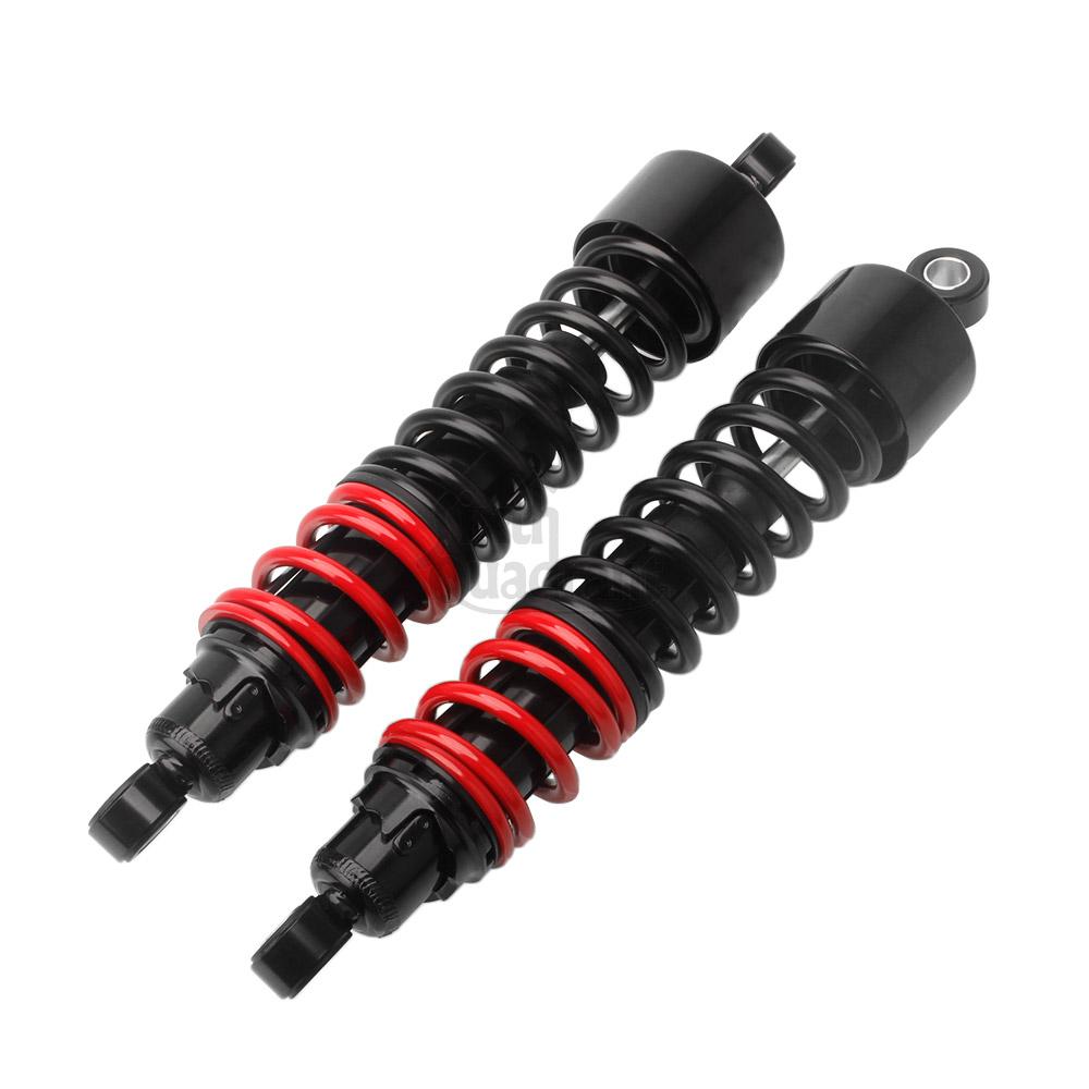 Motorcycle Part Black Red Rear Air Shock Absorber 380mm Solid Steel Aluminium Alloy For Harley Sportster Sport XL1200S 1996-2003