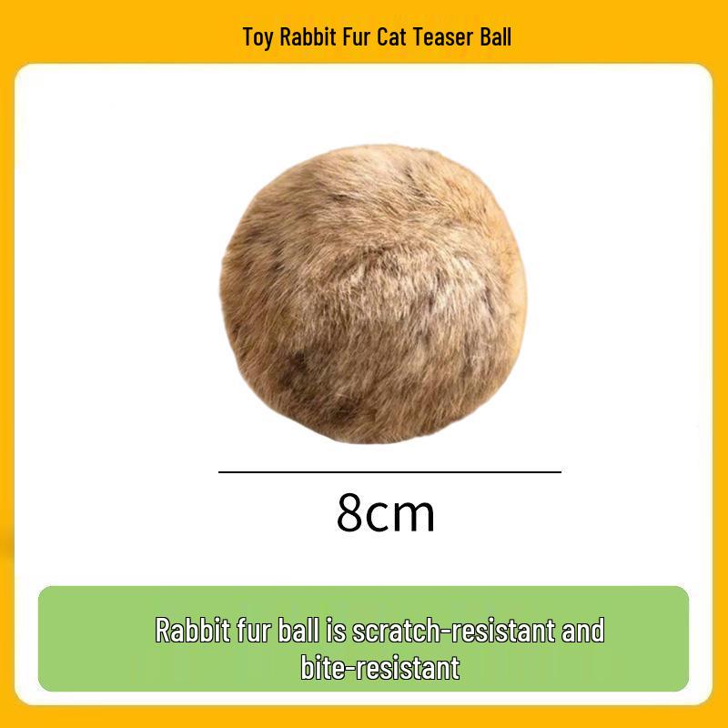 Colorful Plush and Bell Cat Balls - Self-Entertaining Toy for Cats