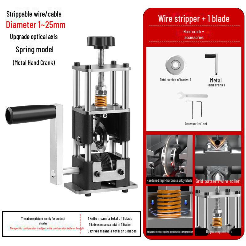 Electric Copper Wire Stripper for Scrap Wires and Cables