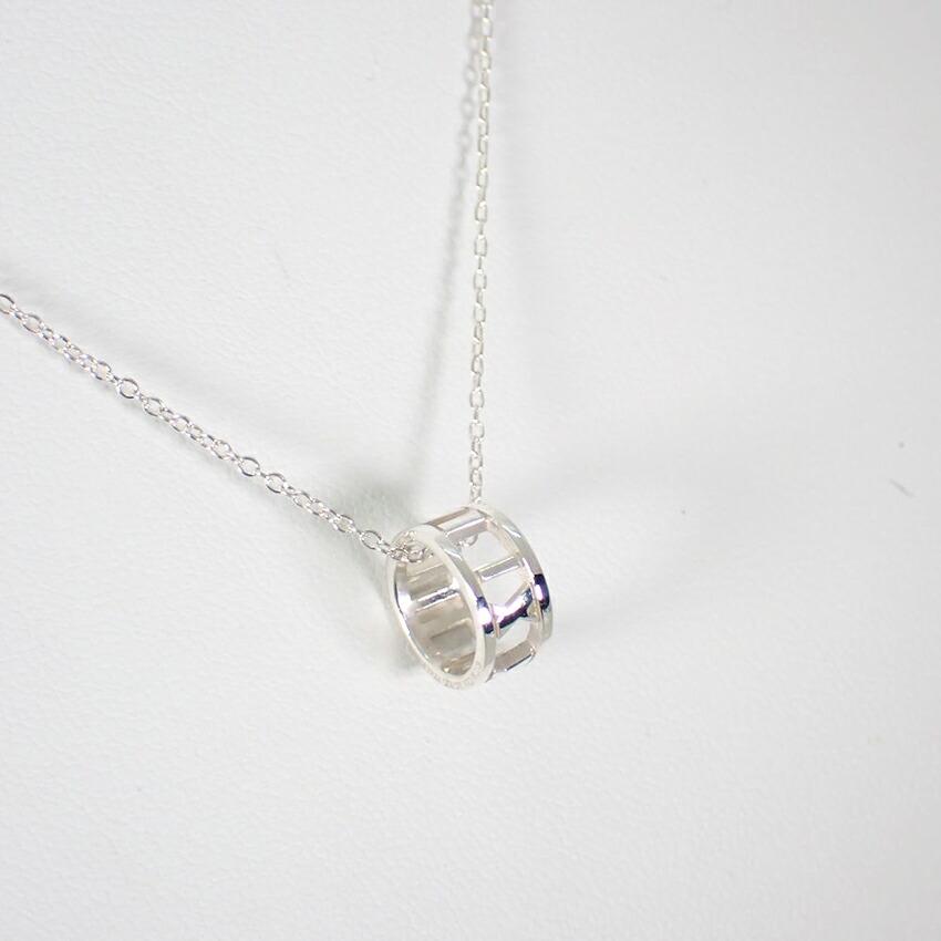 [Pre-owned] TIFFANY/Tiffany 925 Open Atlas Pendant/Necklace/j9-7