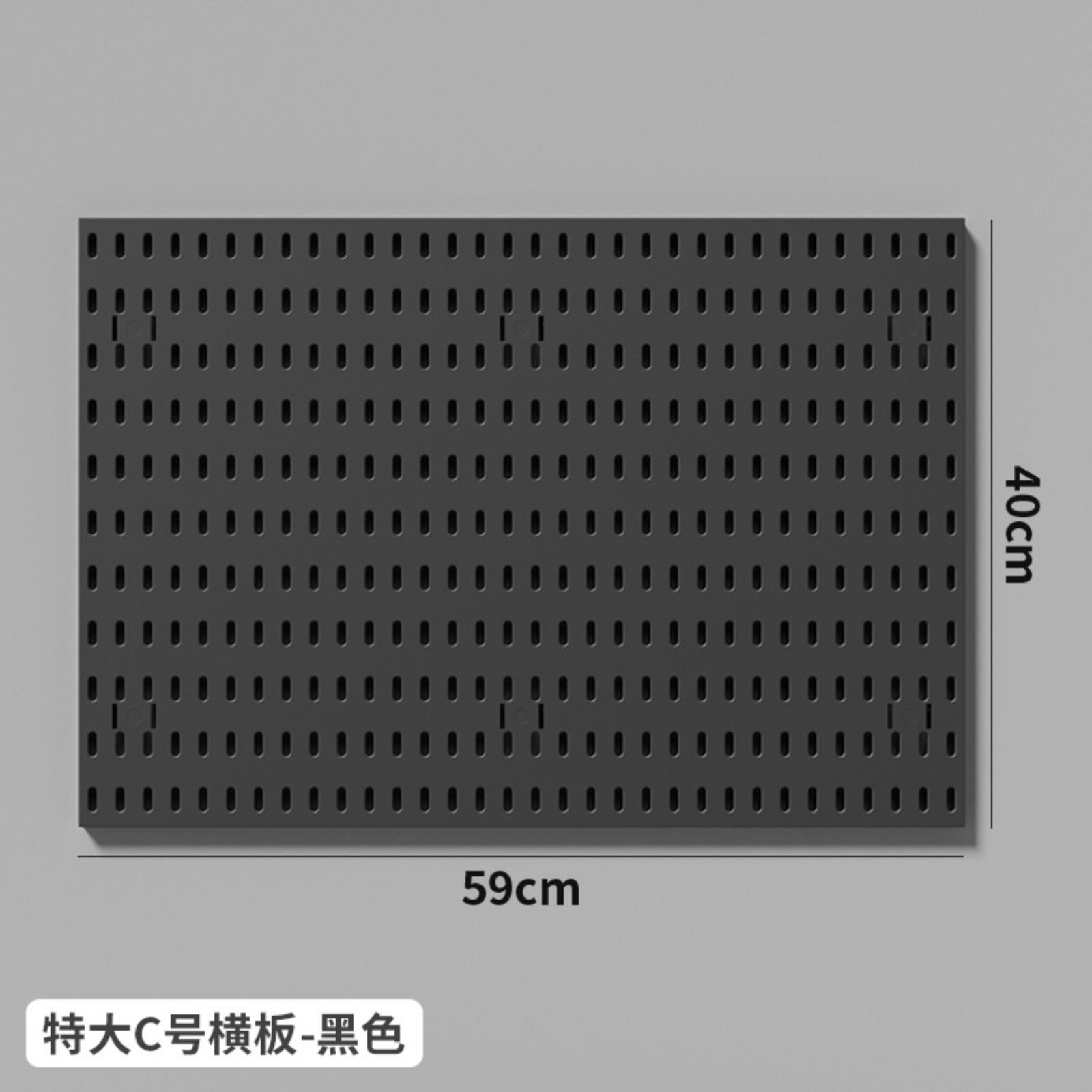 

Pegboard Storage Rack Kitchen No Drilling Pegboard Organizer Display Shelf Multipurpose Bathroom Pegboard Accessories Holder One Size білий