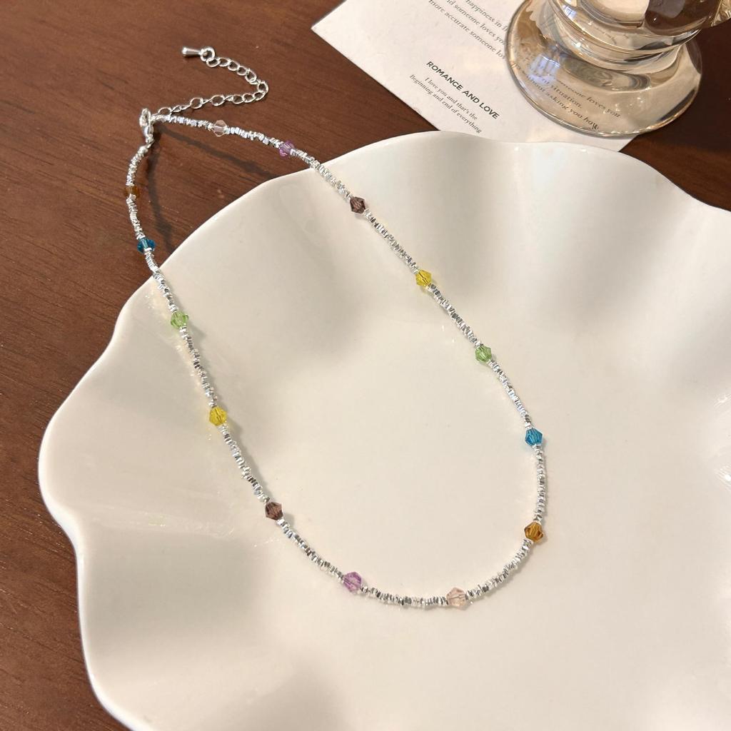 Collier de Perles en Pierre Naturelle pour Femmes - Choker Chaîne Clavicule de Luxe 2025