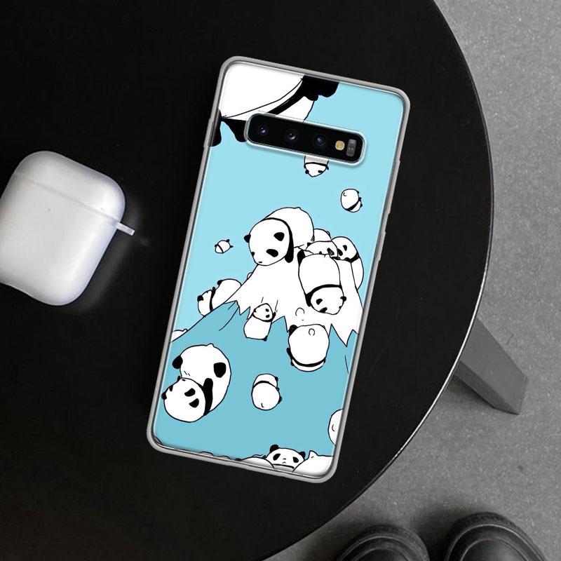 

Cartoon Cute Panda Bear Phone Case Cover for Samsung Galaxy S26 S25 Edge S24 S23 Ultra S22 Plus S21 FE S20 + Art Customized Fund Samsung S25 Edge