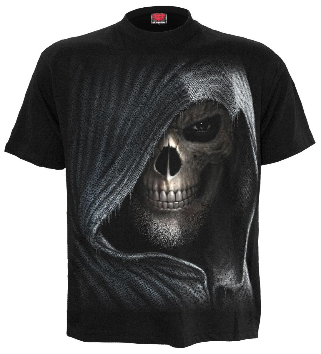 SPIRAL DIRECT DARKNESS T-shirt Goth Rock Metal Skull wings Dark Tees XXL