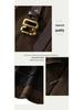 High Waist Woolen A-Line Pleated Skirt for Women - Autumn/Winter 2025