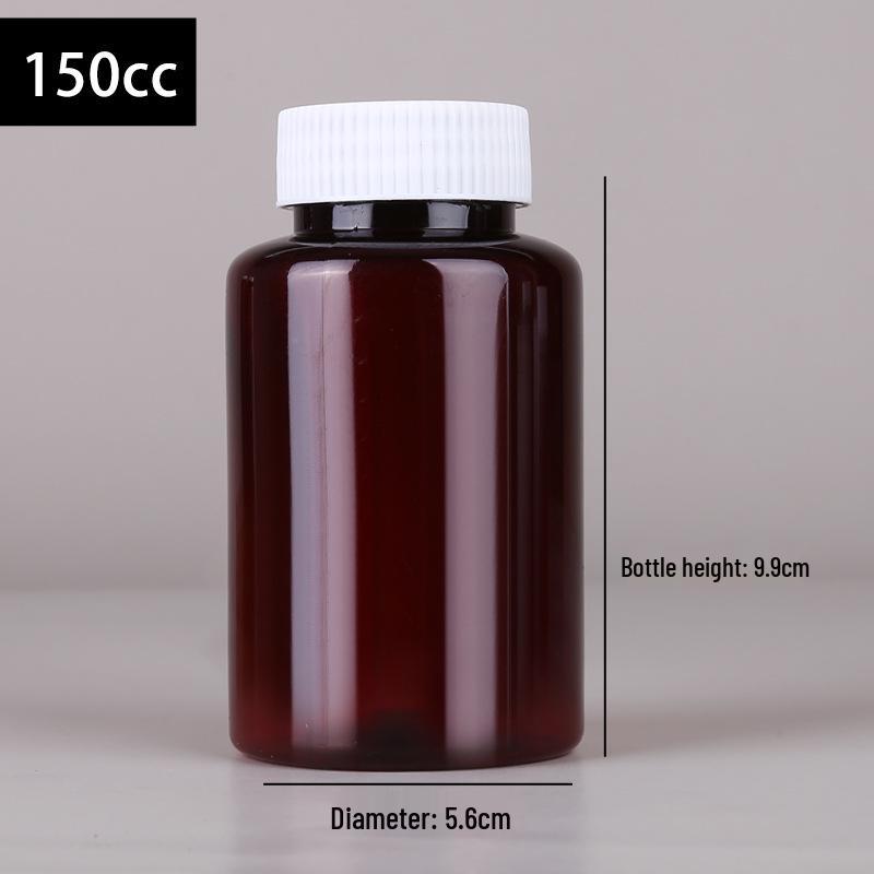 Clear Plastic Wide-Mouth Bottle for Liquid/Solid/Powder Storage, Bead Organizer, Medicine Container, 30ml.