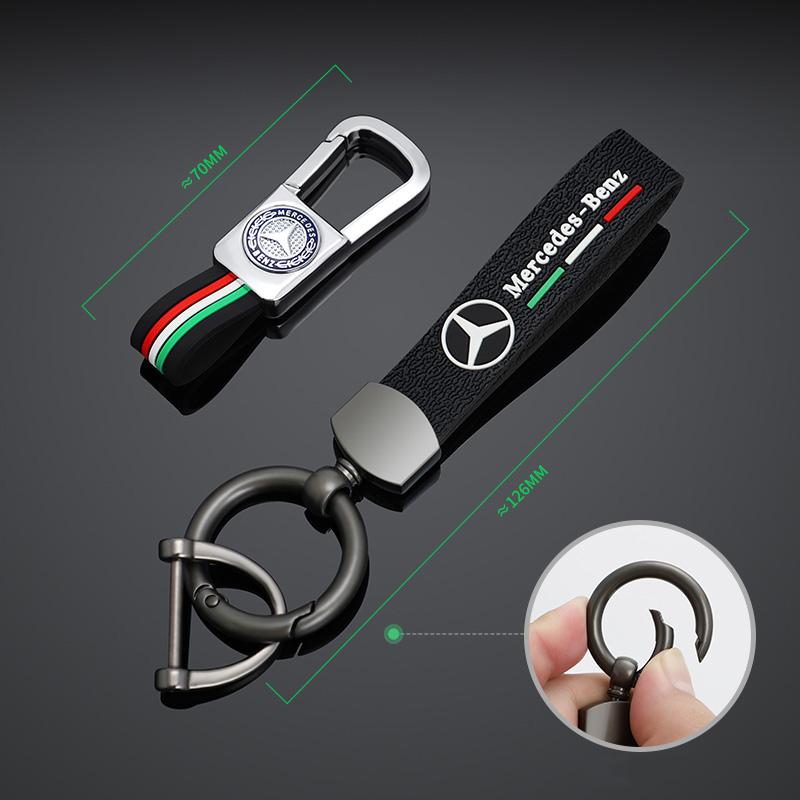 REE4 Car Remote Key Case Cover Alloy Keychain Pendant For Mercedes Benz E C Class W204 W212 W221 X204 W251 Silicone Protective Shell