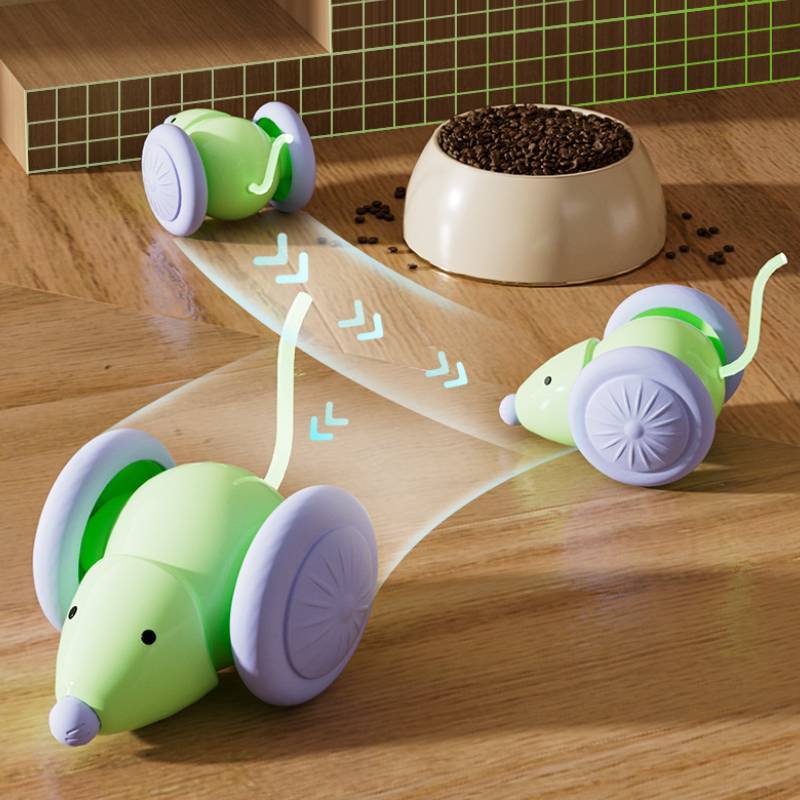 Smart Cat Toy Electric Mouse Runner With Interactive Features For Indoor Play And Gift Giving