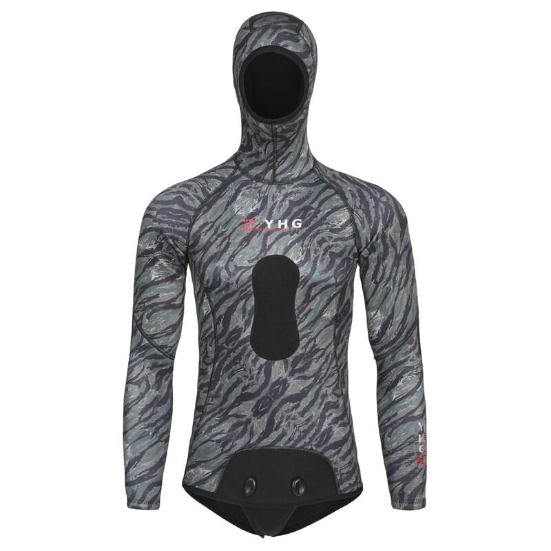 WEZHO Men s 3mm Long Sleeve Two-Piece Wetsuit