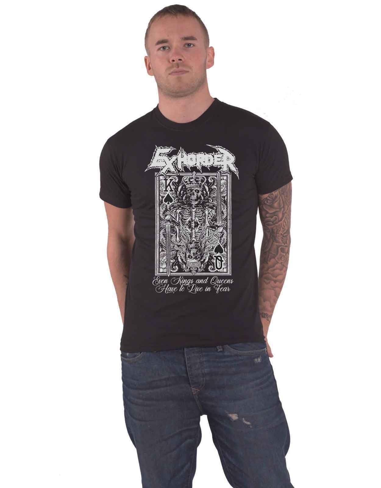 Exhorder T Kings Queens Band Logo new Official Mens Black Size M Unisex T-Shirt M