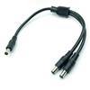 1PC DC 5.5mm*2.1mm 1 To 2 Connector Male To Female Plug DC Power Splitter Cable CCTV LED Strip Light Power Supply Adapter 18AWG