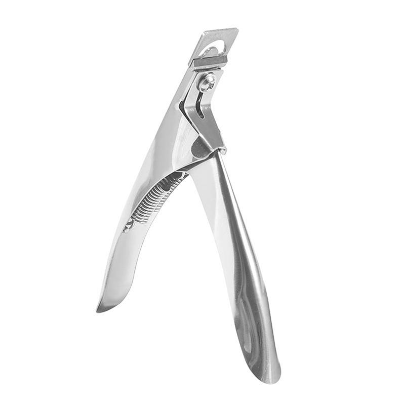 Fake Nail Tips Cutter Professional Nail Clippers Straight Edge Acrylic Nail Clipper Manicure False Guillotine Cut