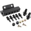 Motoforti Universal Vacuum Manifold Kit 1/8" Ports 1/2" Interfaces Block Intake Manifold for Car Fuel Gas Wastegate Turbo Boost Long-lasting