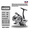 New Electroplated One-Way Seamless Spinning Reel CNC Spool Full Metal Swinging Lightweight Long Distance Fishing Reel with 6+1 Roller Bearings