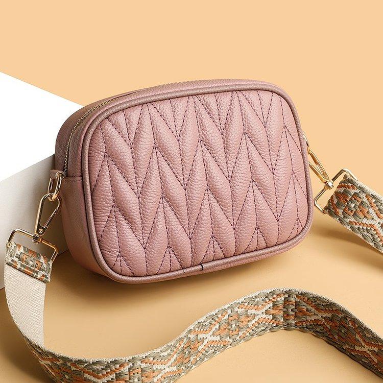 

Роскошные сумки из натуральной кожи для женщин, сумки-мессенджеры, дизайнерский широкий плечевой ремень с плетением