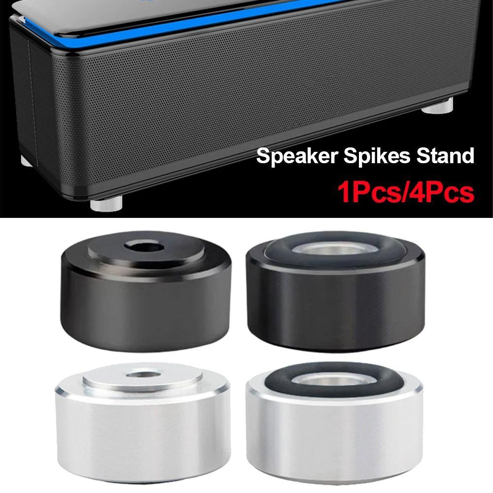 1/4Pcs Aluminum Alloy Feet Pad Isolation Amplifier Base Feet  for Speakers CD Amplifier