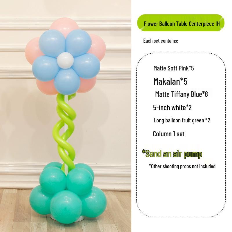 Small Flower Balloon Pillar for Kindergarten and Classroom Decoration