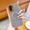 Premium Linen Fabric Case for OnePlus 15T 13 Ace6 Ace5 Pro Magnetic Rotating Stand Metal Buttons Full Body Lens Protection Cover