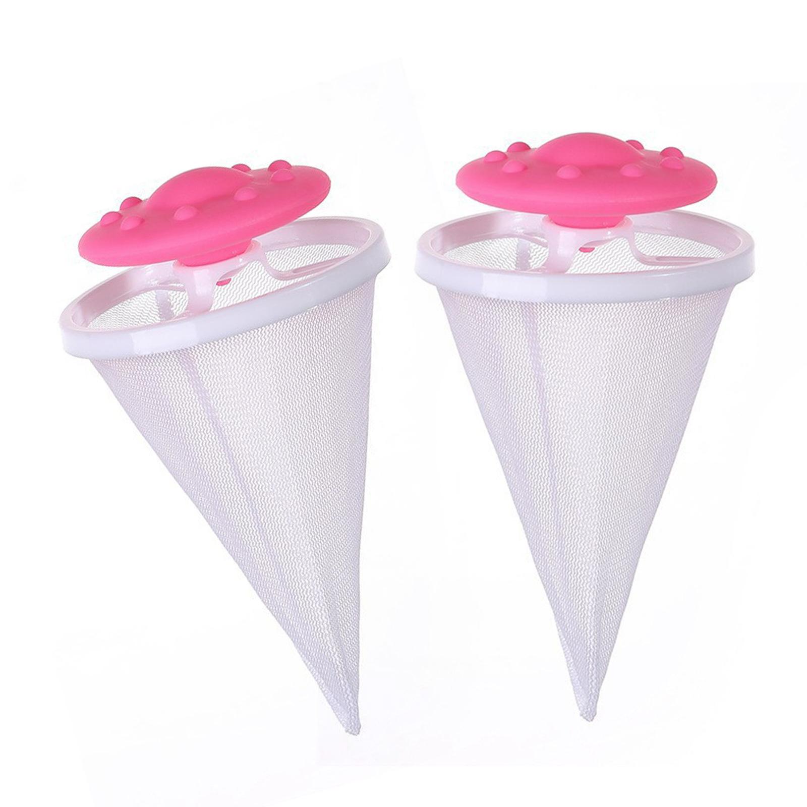 

2 Pieces Reusable Pet Hair Catcher For Washing Machine Lint Removal Mesh Bag Laundry Filter Net Household Accesories