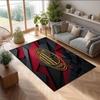 AC Milan Printed Flannel Area Rug Non Slip Soft Polyester Floor Carpet Indoor Decor Mat for Bedroom Living Room Sofa Game Room Home Decoration