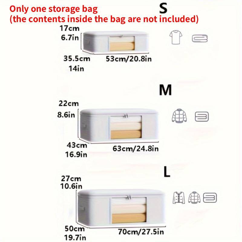Cubeshaped Nonwoven Fabric Luggage Organization Bags For Bedroom Storage And Travel Packing